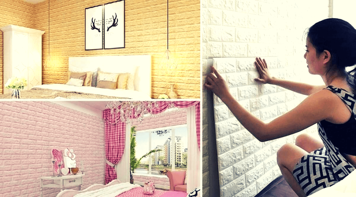 Transforma tus antiguas paredes de una forma económica y práctica con el vinilo 3D autoadhesivo ¡Queda de revista!